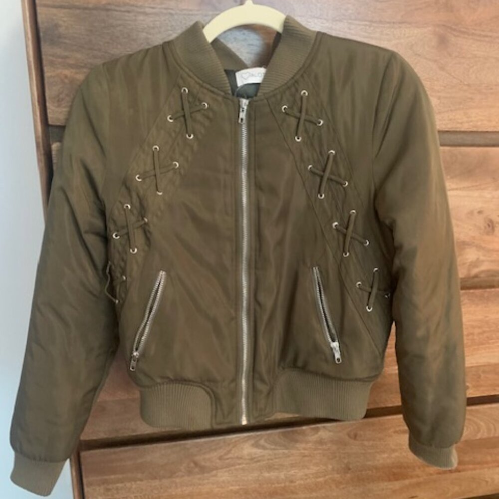 Green LF Bomber Jacket